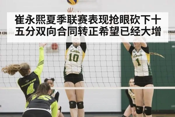 崔永熙夏季联赛表现抢眼砍下十五分双向合同转正希望已经大增